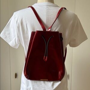 Furla Red Patent Leather Bag